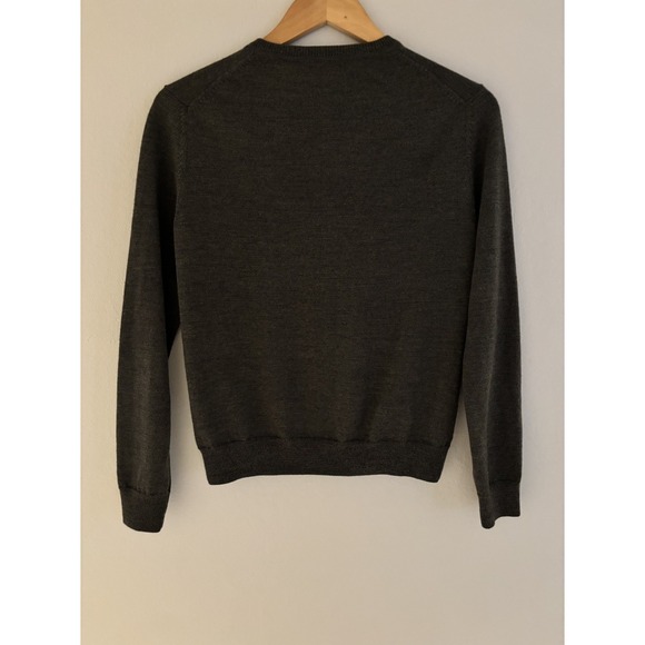 Brooks Brothers Womens Cardigan Sweater Green 100% Merino Wool Old Money Chic M - Picture 3 of 7